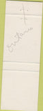 Matchbook Cover - Iona Restaurant Iona Canada