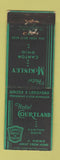 Matchbook Cover - Hotel McKinley Canton OH Courtland WEAR