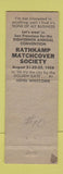 Matchbook Cover - Belcher Photography Studio Olympia WA hillbilly