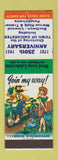 Matchbook Cover - Chichester Marcus Hook Boothwyn Trainer PA 250th hillbilly