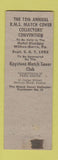 Matchbook Cover - Chichester Marcus Hook Boothwyn Trainer PA 250th hillbilly