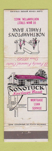 Matchbook Cover - Nonotuck Savings Bank Northampton MA WEAR
