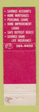 Matchbook Cover - Nonotuck Savings Bank Northampton MA WEAR
