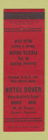 Matchbook Cover - Hotel Dover OH