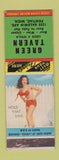 Matchbook Cover - Green Tavern Pontiac MI WEAR pinup