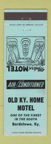 Matchbook Cover - Old KY Home Motel Bardstown KY