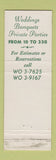 Matchbook Cover - Kenney's Camden NJ restaurant