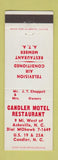 Matchbook Cover - Candler Motel Restaurant NC