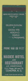 Matchbook Cover - Mackie Motel Restaurant Conover NC low phone #
