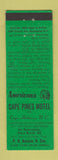 Matchbook Cover - Cape Pines Motel Cape Hatteras NC Perkins Americana