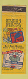Matchbook Cover - Blue Goose Frozen Foods WORN