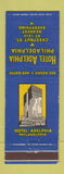 Matchbook Cover - Hotel Adelphia Philadelphia PA WEAR