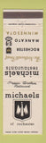 Matchbook Cover - Michaels Restaurant Rochester MN Mankato
