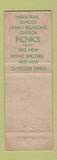 Matchbook Cover - Conneaut Lake Park PA #2 BLACK