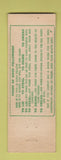Matchbook Cover - Eager's Tavern Pontiac MI