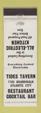 Matchbook Cover - Tides Tavern Atlantic City NJ