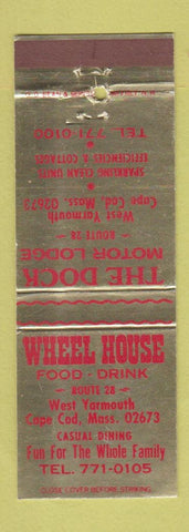 Matchbook Cover - Wheel House Restaurant Dock Motor Lodge West Yarmouth MA