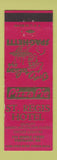 Matchbook Cover - St Regis Hotel Portland ME Italian Pizza RED