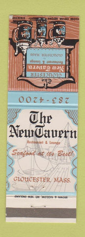 Matchbook Cover - The New Tavern Gloucester MA