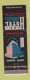 Matchbook Cover - Huckins Hotel Oklahoma City OK