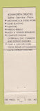 Matchbook Cover - Rihm Motor Company Kenworth Trucks Semis St Paul MN WORN