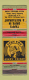 Matchbook Cover - Tapp's Drive In Restaurant Pontiac Lake MI POOR