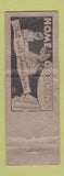 Matchbook Cover - Tapp's Drive In Restaurant Pontiac Lake MI POOR