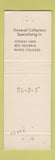 Matchbook Cover - Billy Francis Warren Delk Des Moines IA pinup 1971 RMS