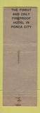 Matchbook Cover - Jens Marie Hotel Ponca City OK