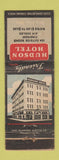 Matchbook Cover - Hudson Hotel Oklahoma City OK WEAR