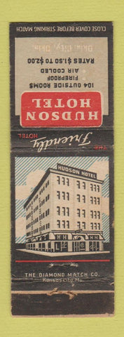 Matchbook Cover - Hudson Hotel Oklahoma City OK WEAR