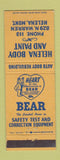 Matchbook Cover - Helena Body and Paint MT