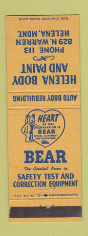 Matchbook Cover - Helena Body and Paint MT