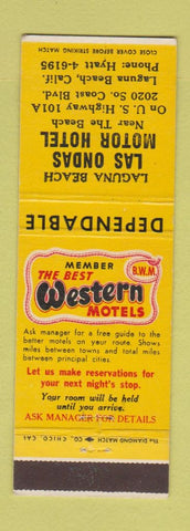 Matchbook Cover - Las Ondas Motor Hotel Laguna Beach CA
