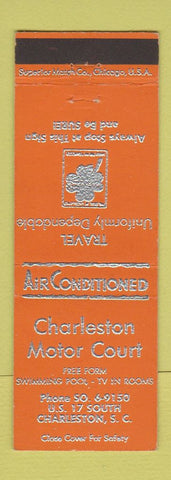 Matchbook Cover - Charleston Motor Court SC