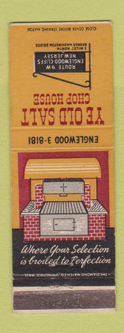 Matchbook Cover - Ye Old Salt Chop House Englewood Cliffs NJ