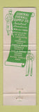 Matchbook Cover - Central Overall Supply Detroit MI