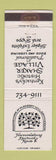 Matchbook Cover - Shaker Village Harrodsburg KY WEAR