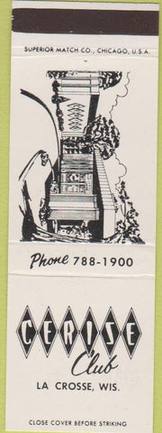 Matchbook Cover - Cerise Club LaCrosse WI
