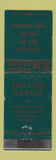 Matchbook Cover - Pro Lube Garage Torrance CA WEAR