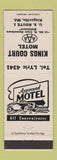 Matchbook Cover - Kings Court Motel Kingsville MD