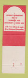 Matchbook Cover - Alamo Plaza Courts Dallas TX motel