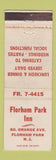 Matchbook Cover - Florham Park Inn NJ