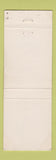 Matchbook Cover - Florham Park Inn NJ
