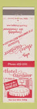 Matchbook Cover - Hotel Gardner Shreveport LA