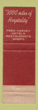 Matchbook Cover - Fred Harvey LA Fonda Santa Fe NM WEAR