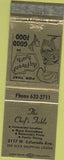 Matchbook Cover - Chef's Table Colorado Springs? CO