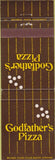 Matchbook Cover - Godfather's Pizza Mitchell SD