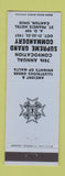 Matchbook Cover - Knights of Malta Canton OH Convention 1957 BLUE