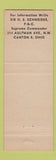 Matchbook Cover - Knights of Malta Canton OH Convention 1957 YELLOW
